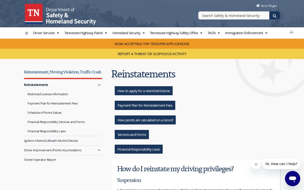 Lauderdale County traffic warrant records: court clearance and Tennessee reinstatement workflow