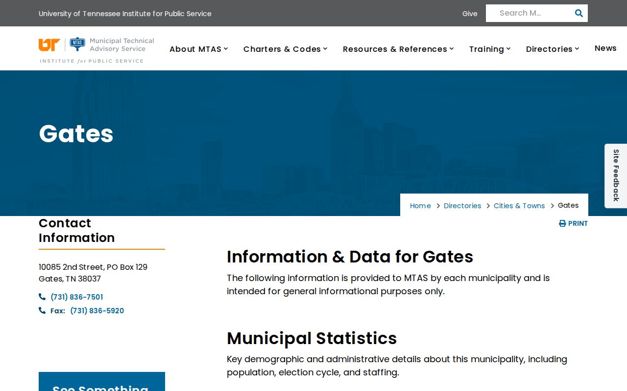 Gates warrant records: municipal directory and court clerk contact